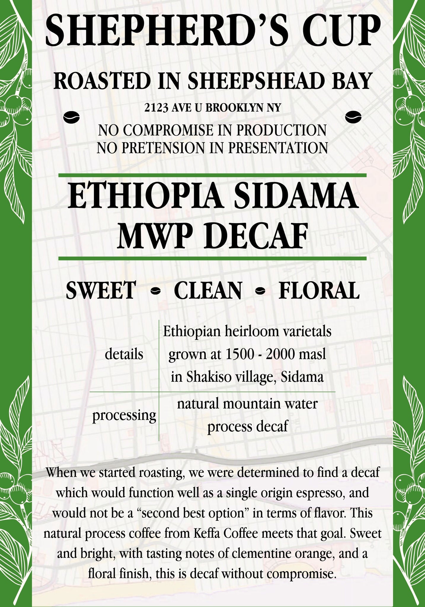 MWP Decaf Sidama Coffee Beans