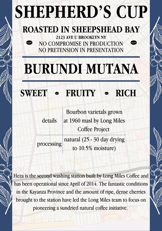 Burundi Mutana Coffee Beans