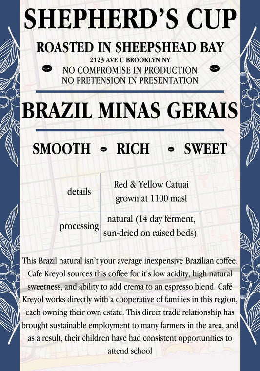 Brazil Minas Gerais Coffee Beans